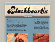 Tablet Screenshot of blackbeardbeefjerky.com